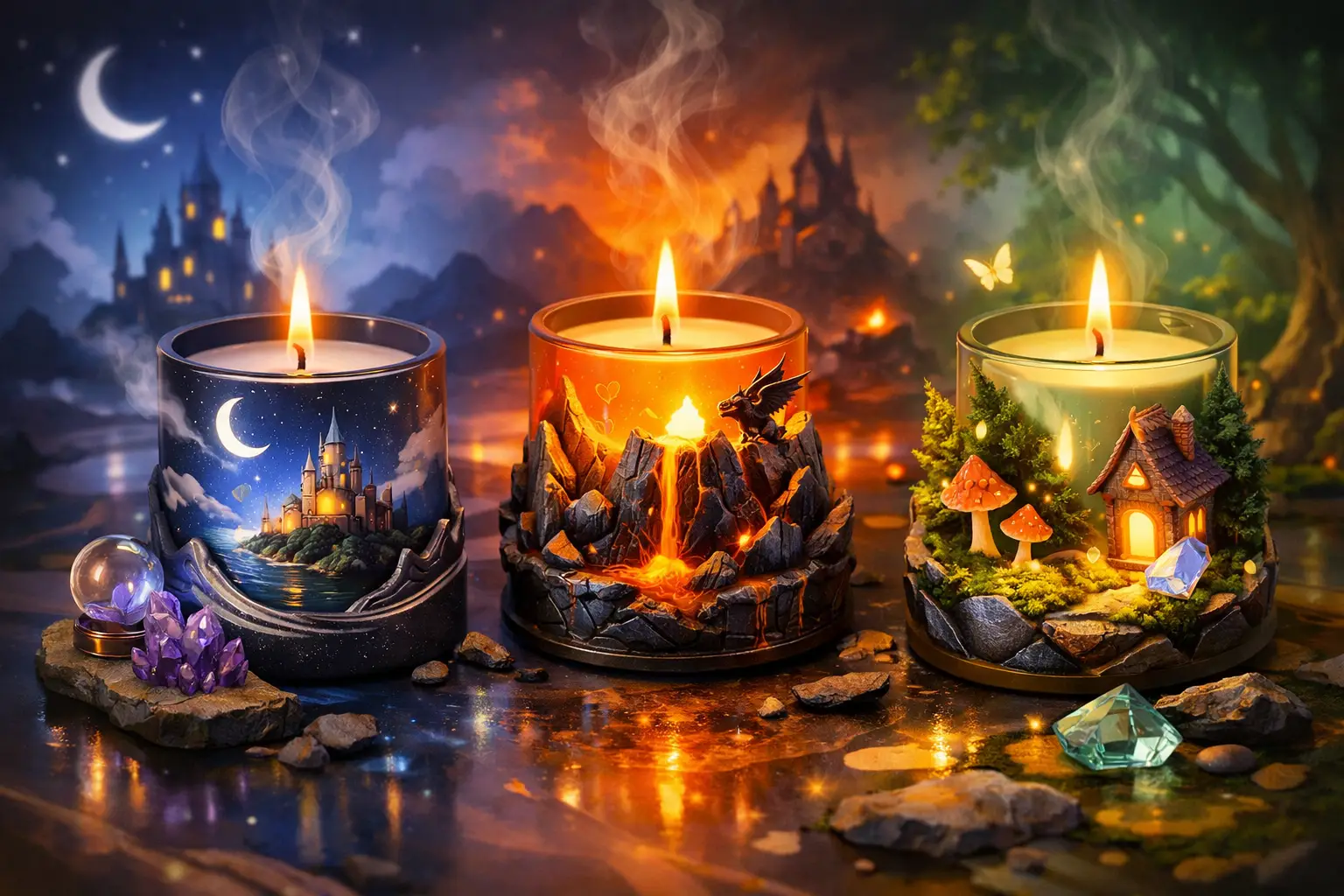Fantasy Duftkerzen mit echter Atmosphäre