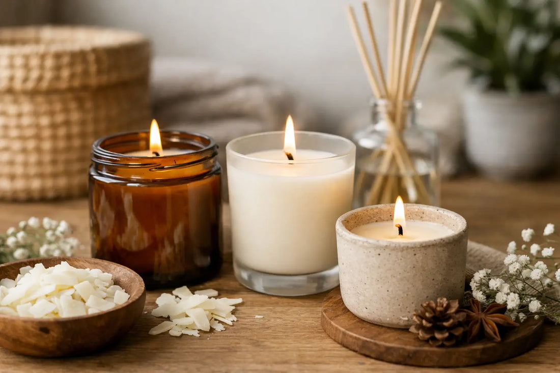 Duftkerzen mit Naturwachs getestet im Alltag
