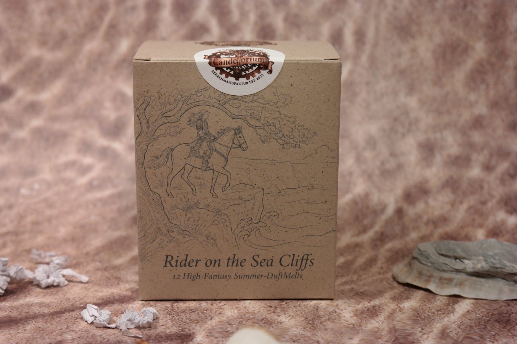 Kokoswachskerze 'Rider on the Sea Cliffs'